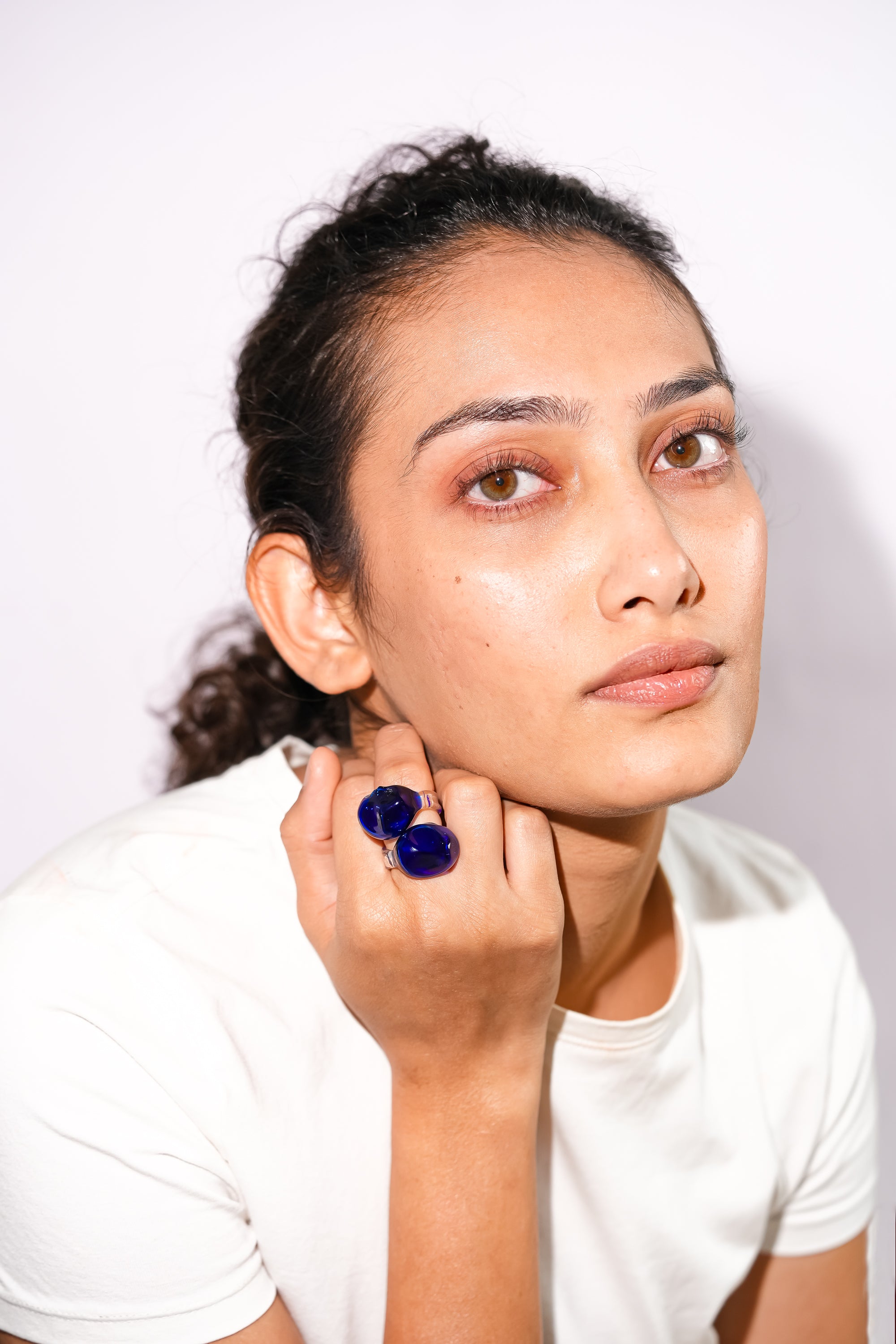 The Amorphous Ring in Blue