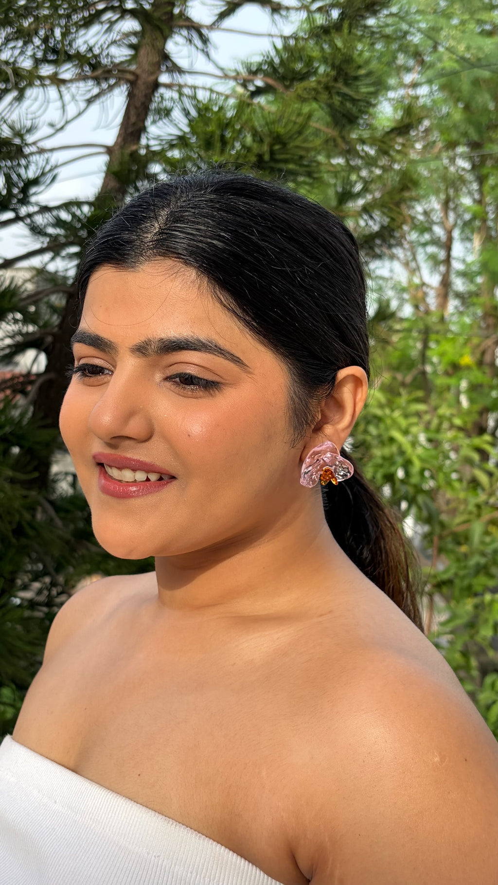 Orchid Studs
